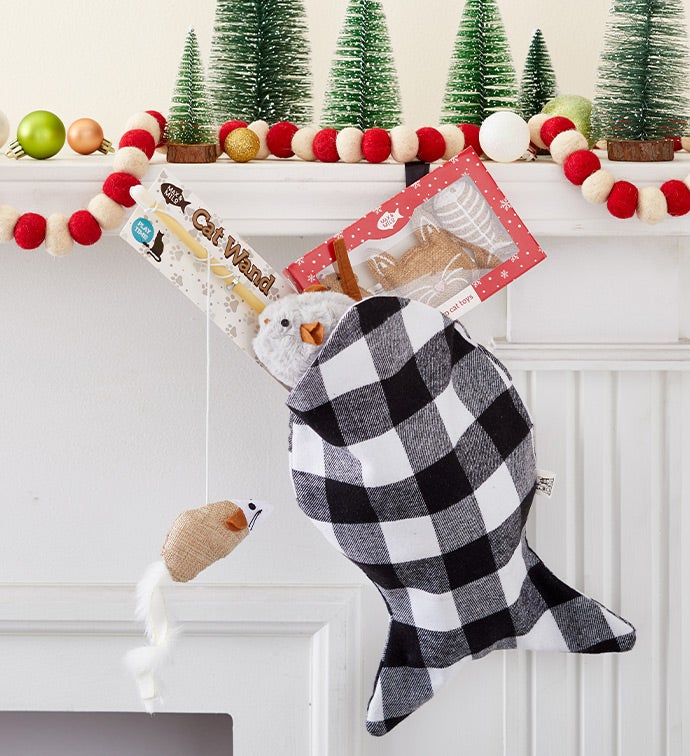 Max & Milo® Cat Holiday Essentials Stocking